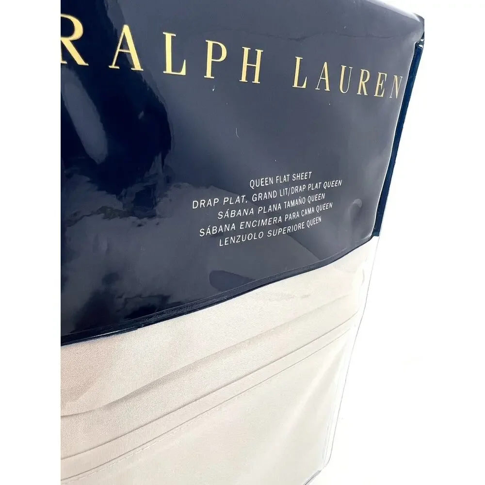 Ralph Lauren RL 464 QUEEN Flat Sheet “Pale Flannel